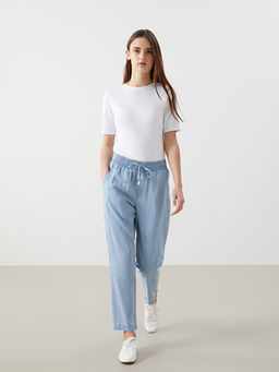 Beli Lastikli Carrot Fit Kad?n Jean Pantolon