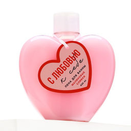 Пена для ванны С любовью к себе, 430 мл, аромат малиновых сливок, Чистое счастье  фото 4