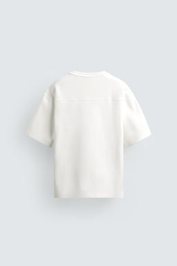 SUDADERAI NTERLOCK RELAXED FIT / Blanco - Zara фото 7
