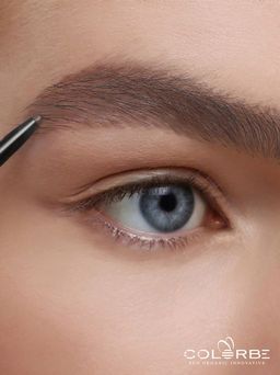 Серо-коричневый натуральный ультра-тонкий карандаш для бровей, Германия - Make u make фото 3