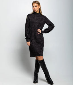 Платье #2В2215, чёрный - Dommod фото 2