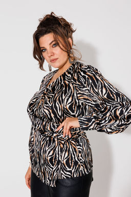 Блуза ANELLI 1423 зебра  фото 2