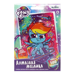 Алмазные узоры «Ренбоудэш. Пони» 10 × 15 см