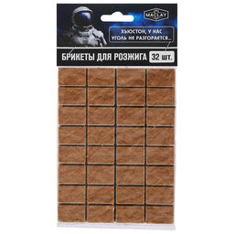 Брикеты для розжига Maclay Хьюстон, 32 шт.  фото 2