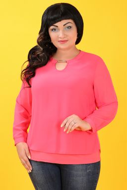 Блузка ВАН РИКА праздничная розовая женская