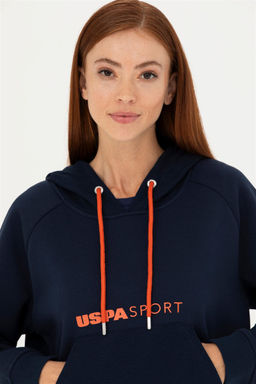 Женский темно-синий свитшот Неожиданная скидка в корзине - U.s. polo assn фото 2