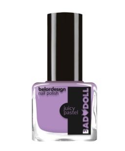 BelorDesign Лак для ногтей Bad Doll JUCY PASTEL тон 309 фиолетовый 6мл