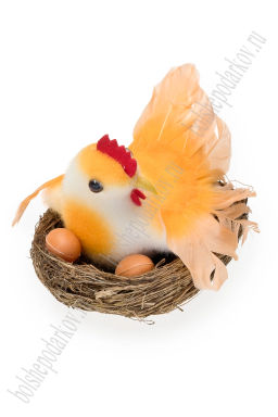 Пасхальный декор "Курочка" 13*9 см (SF-7863) №5