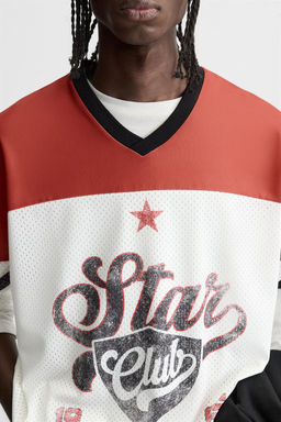 RETRO AMERICAN FOOTBALL T-SHIRT - Zara фото 6