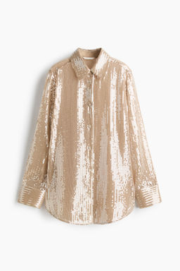 Camisa con lentejuelas