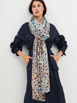 Палантин с рисунком