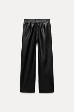 FAUX LEATHER TROUSERS - Zara фото 6