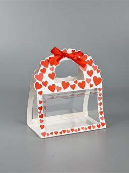 Коробка подарочная, упаковка,«Сердца», 25×19.5×10 см