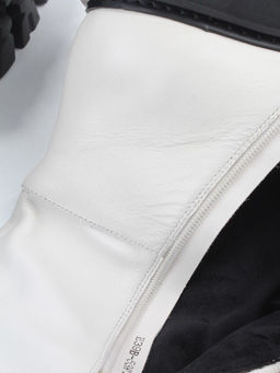 02-E39B-53R MILK Сапоги демисезонные женские (натуральная кожа)