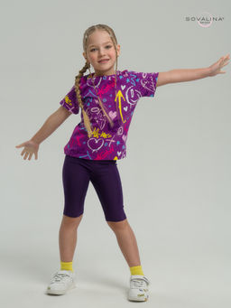 Костюм Актив граффити слива-фиолет - Sovalina фото 18