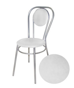 Стул №5 к/з 55 н.хром,мрамор