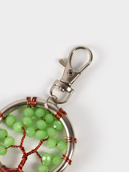 Брелок ловец снов «Древо жизни», 19 см, фисташковый