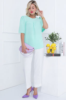 БЛУЗКА ОЛОНА (МИНТ) - Bellovera фото 3