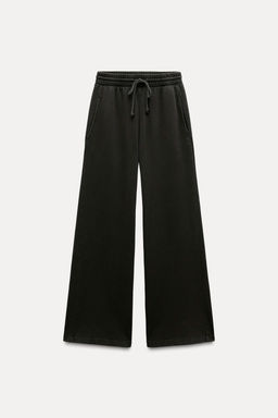 FADED WIDE-LEG TROUSERS - Zara фото 11