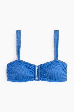 Top de bikini bandeau con relleno