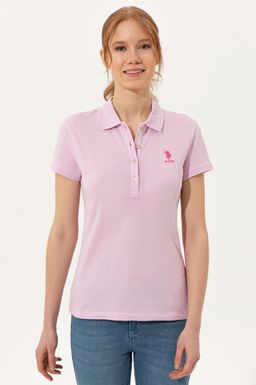 U. S. Polo Assn Женская базовая футболка поло Magnolia