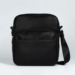 Сумка кросс-боди мужская TEXTURA, на молнии, 2 наружных кармана, 25×9×29 см, чёрная