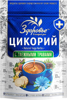 Здоровье. Цикорий Таёжные травы 85 гр. мягкая упаковка