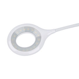 TLD-535 White/LED/250Lm/5500K/Dimmer Светильник настольный с ночником RGB, 4W. Встроенный аккумулятор 1800mAh. Сенсорный выключатель. Белый. TM Uniel.