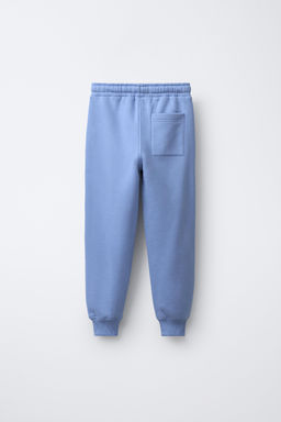PANTAL?N FELPA JOGGING ETIQUETA / Azul claro - Zara фото 2