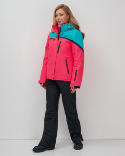 Горнолыжный костюм женский зимний розового цвета 02390R - Mtforce фото 2