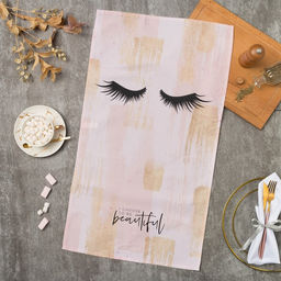 Полотенце Этель Hello beautiful 40х73 см, 100% хлопок, саржа 190 г/м2