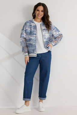 Костюм Magia mody 2558 бело-голубой+синий