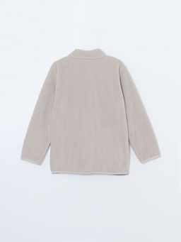 Basic Erkek Bebek Fermuarl? Sweatshirt