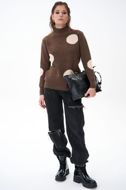 Свитер Зои (шоколадный) - Эльза фото 6