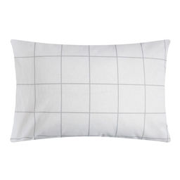 Наволочка Этель Клетка, 50х70 см, цвет белый, 100% хлопок, бязь