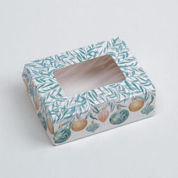 Цена за 5 шт. Коробка складная Праздничная, 10 8 3.5 см - Дарите счастье фото 2