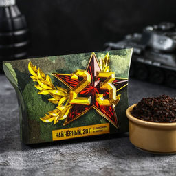 Чай подарочный 23 февраля, вкус: мята, 20 г