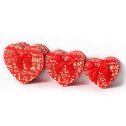 Коробка подарочная Сердце набор 3 штуки / 2218-101 /уп 36/ - Галеонтрейд фото 2