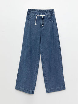 Paperbag K?z ?ocuk Jean Pantolon
