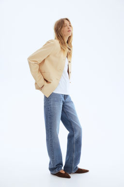 Chaqueta de piel con cuello - H&m фото 3