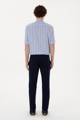 Erkek Lacivert Kanvas Pantolon Sepette S_rpriz _ndirim - U.s. polo assn фото 4