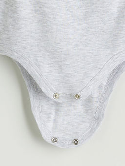 Bask?l? Erkek Bebek ??t??tl? Bodysuit