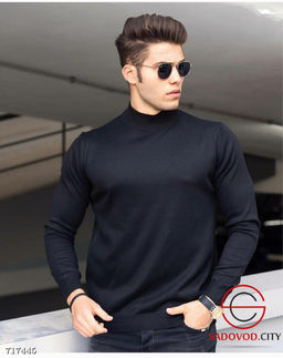 Мужская однотонная водолазка - Bruno фото 10