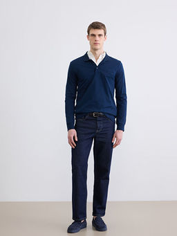 Polo Yaka Uzun Kollu Erkek Ti??rt