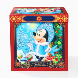 Коробка складная, новогодняя Сказочного Нового года, 30 ? 30 ? 30 см