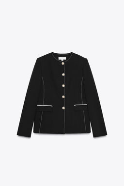TRIM DETAIL BLAZER - Zara фото 6