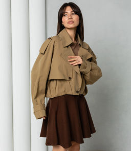 Куртка #КТ6837 (1), светлый хаки - Dommod фото 2