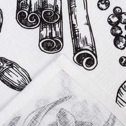 Набор кухонных полотенец Доляна Organic food 35х60см-3шт, 100% хлопок  фото 7