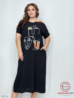 платье женское свободного кроя - Bruno фото 2