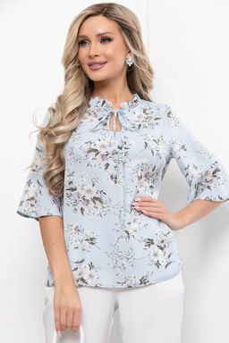 Блуза Лоретта (голубая) НЬЮ Б8995 - Lt collection фото 8